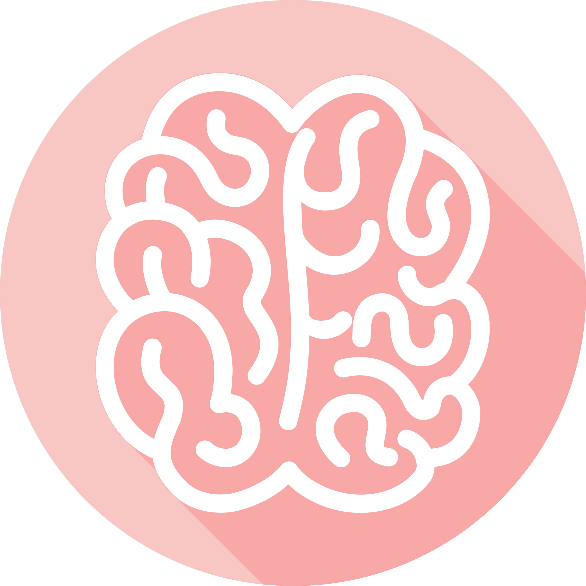 the Company Logo is a cartoon picture of a brain